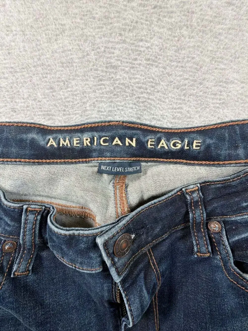 American Eagle Women's Next Level Stretch High-Rise Flare Jeans, Size 12 Long
